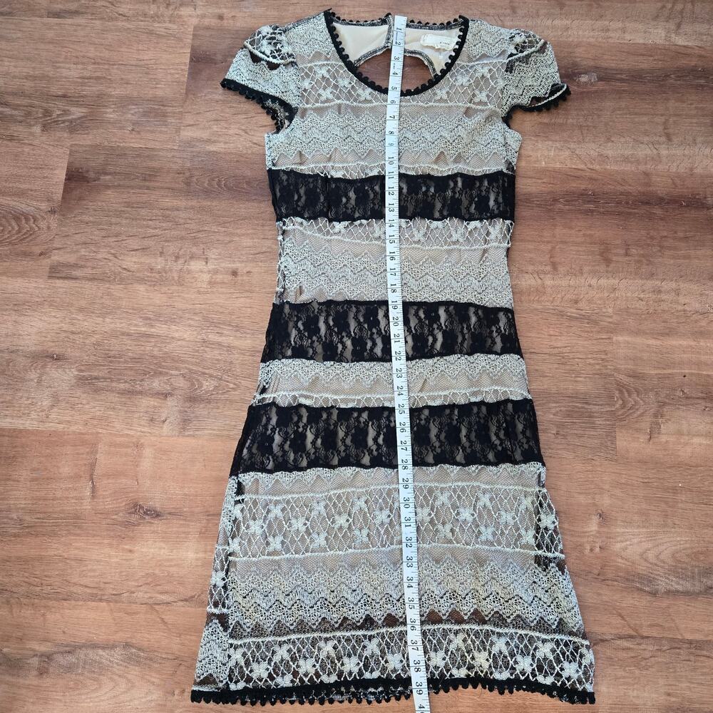 Women's A'reve Large Black And Cream Dress - Picture 3 of 7